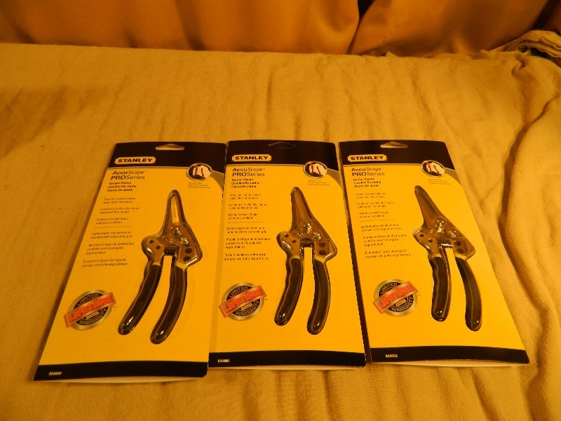 3 New Stanley Garden Shears