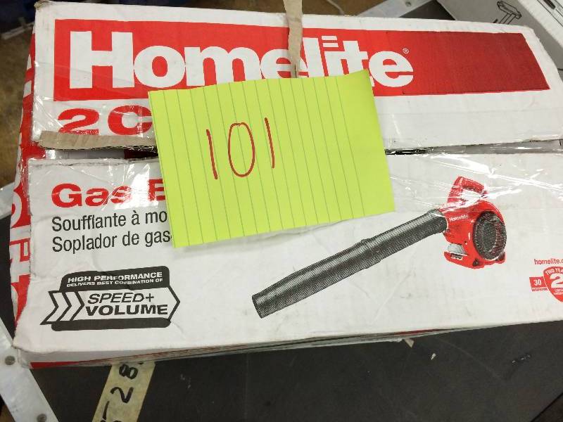 lot 101 image: Homelite 2 Cycle Gas Blower