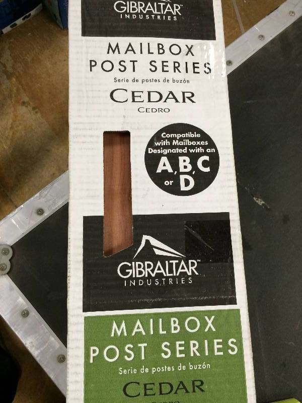 lot 102 image: Mail Post Series Cedar