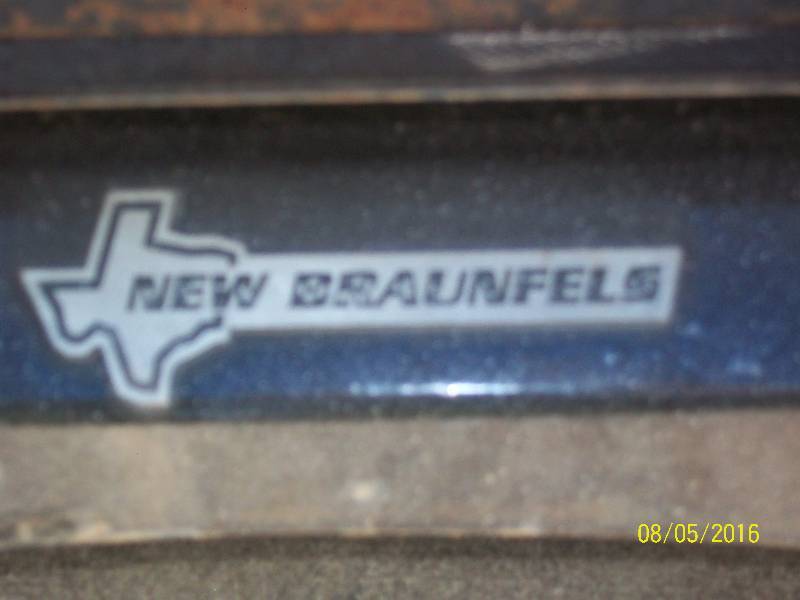 USED New Braunfels Square Metal Outdoor Patio/Deck Fireplace/Heater