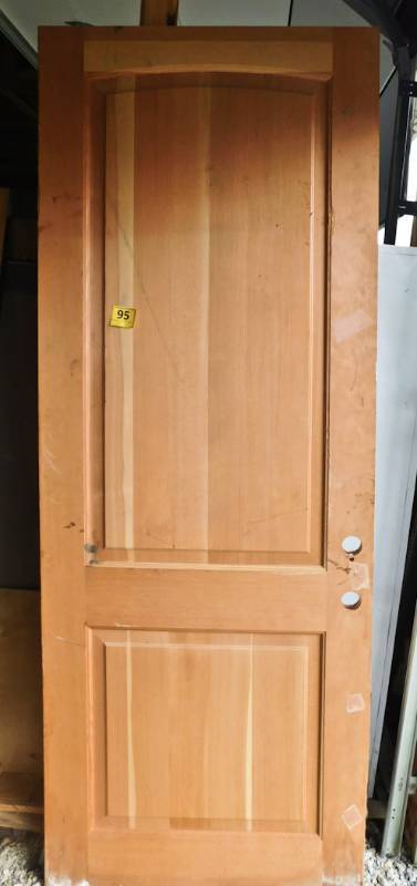 Solid hardwood door very large heavy