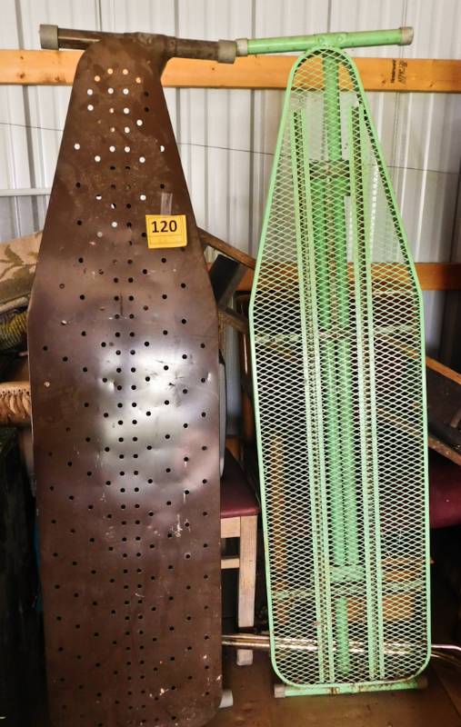 2 vintage ironing boards