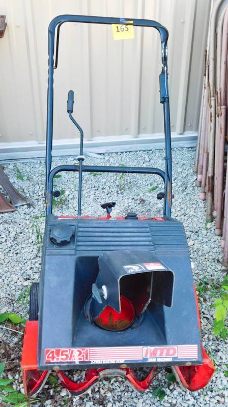 MTD snow thrower