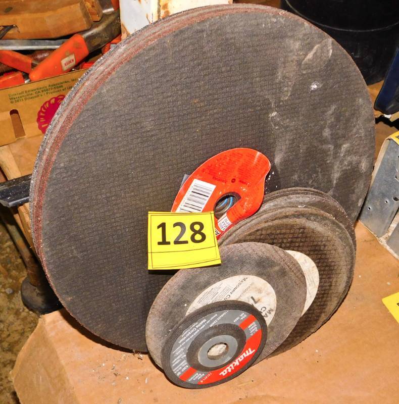 14 Metal, 7 masonry chop saw blades