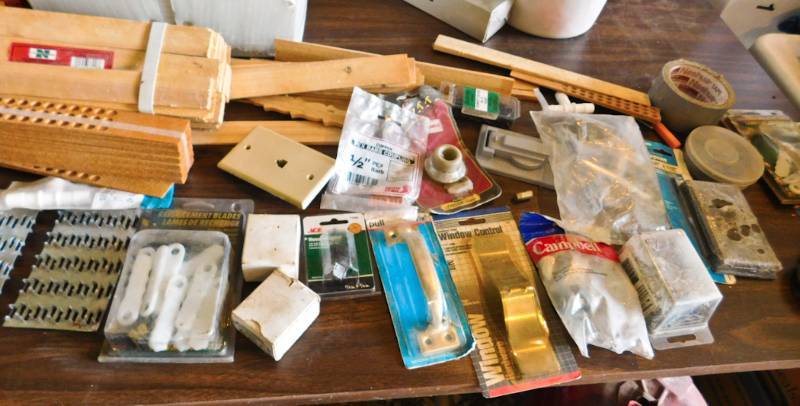 large lot of garage shop items