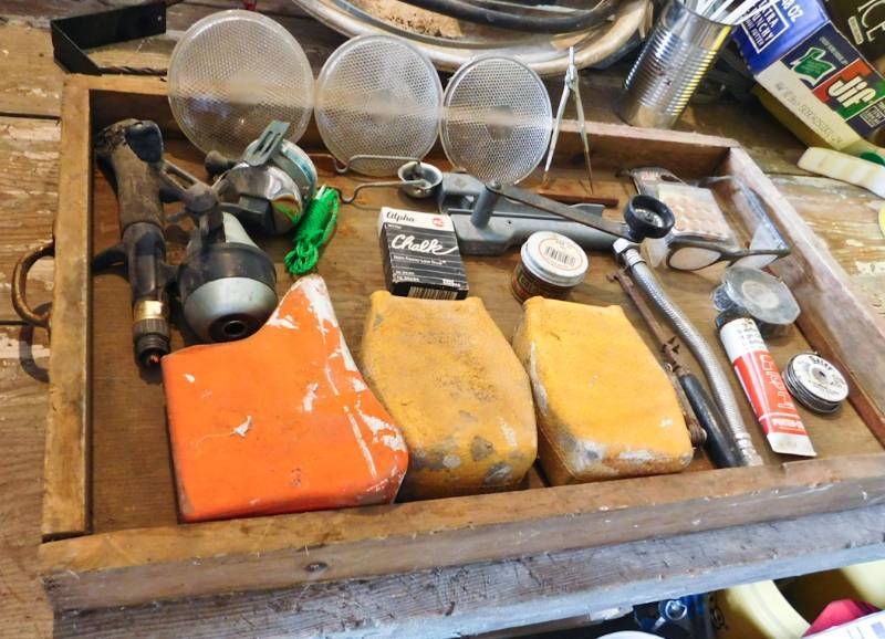 100 year old drawer and great items