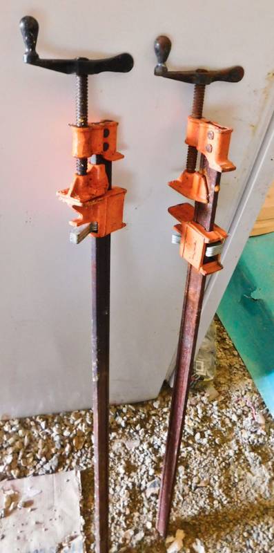 large- medium length clamps