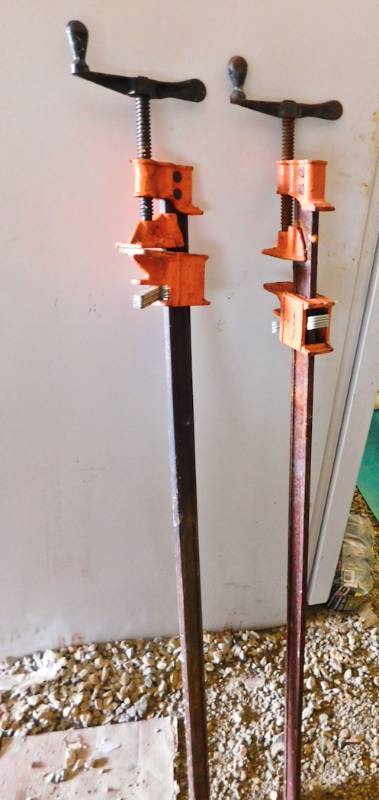 large- medium length clamps