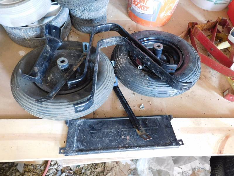 parts of wheelbarrow for assembly