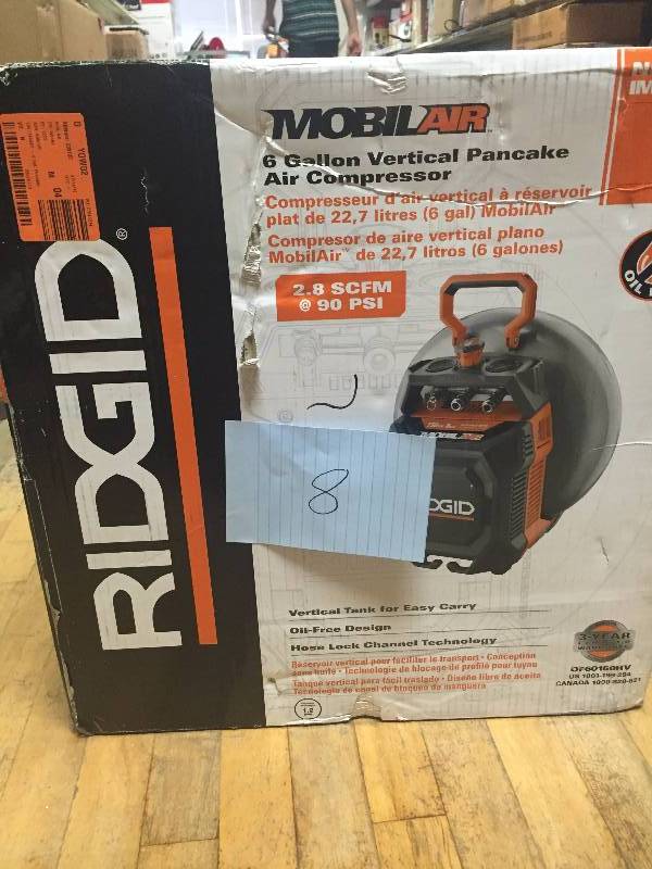 Ridgid 6 Gallon Compressor Reviews