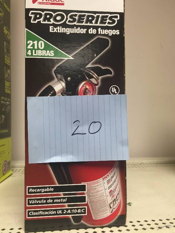 lot 20 image: Kiddie Pro Series Fire Extinguisher 210 Lbs New