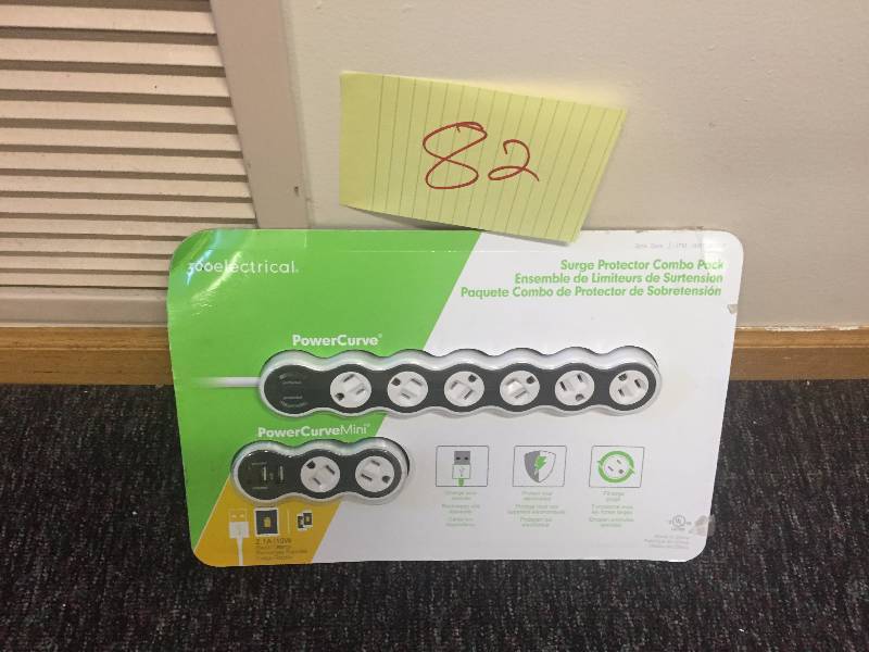 lot 82 image: Surge Protector Combo Apck