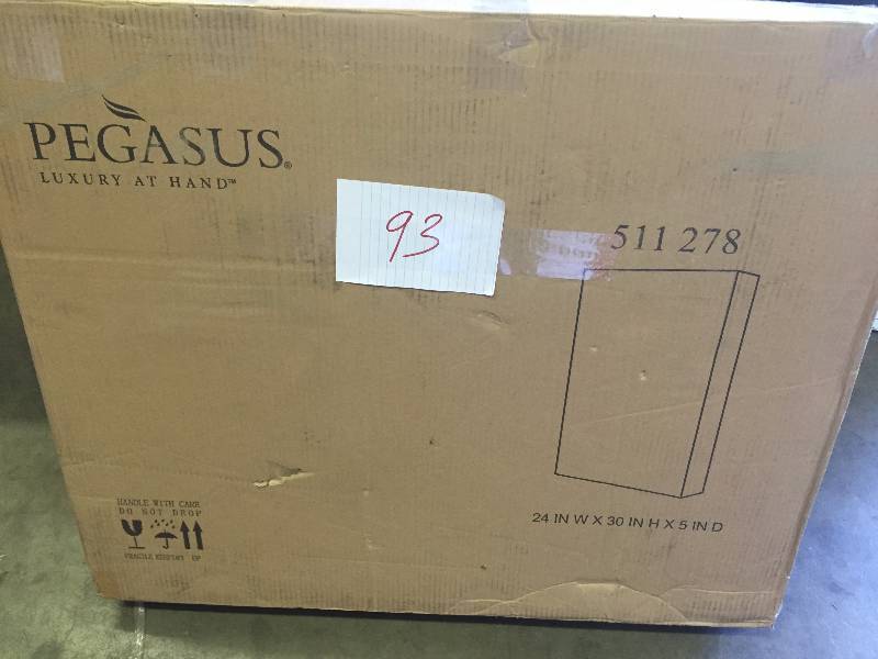 lot 93 image: Pegasus SP4582 Beveled Mirror Medicine Cabinet New
