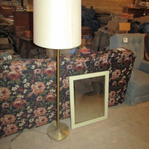 Lamp & mirror