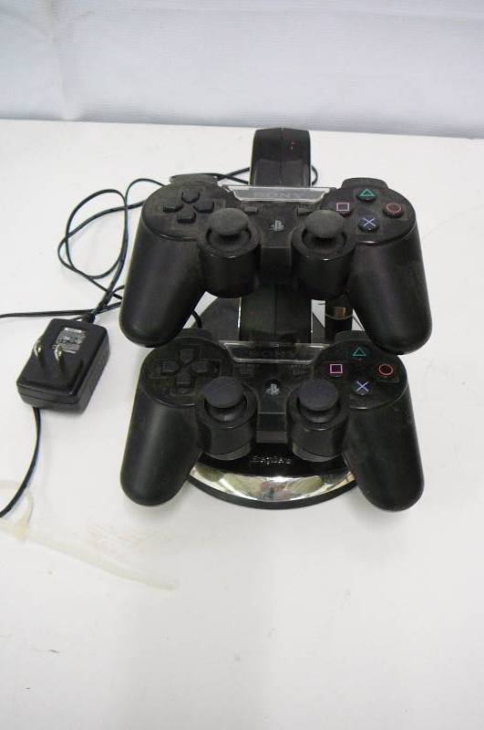 Sony Play Station Controllers & Charging Station