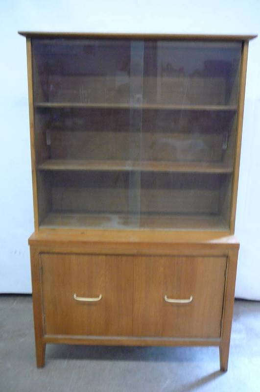 Vintage Hutch with glass doors