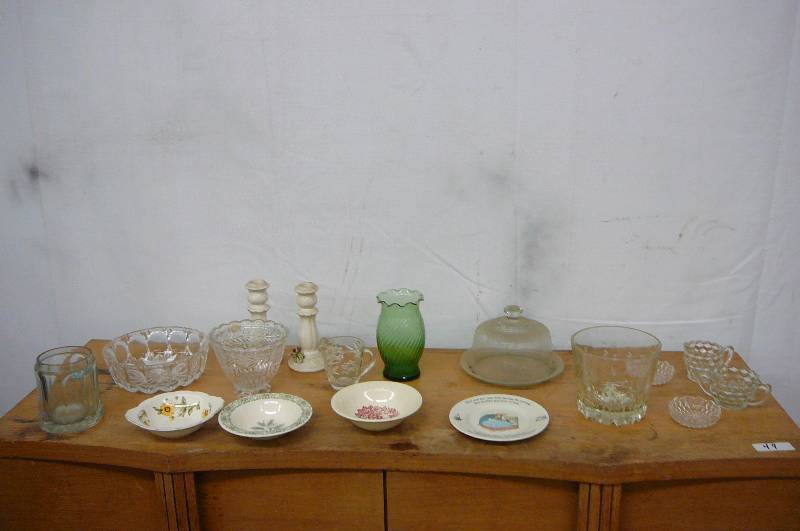 Lot of glassware