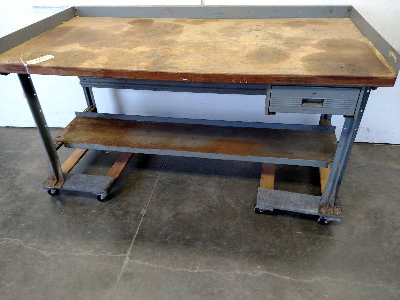 lot 110 image: Workbemch, 3 X 6, with Drawer...