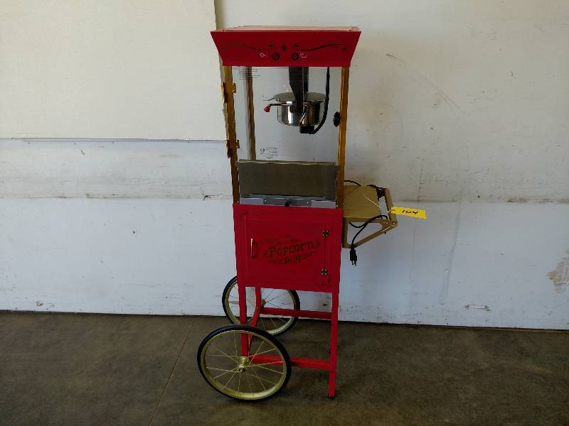 lot 104 image: Movie Time Popcorn Cart, Model CCP-...