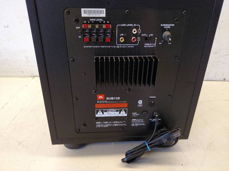 lot 153 image: JBV Sub135 Subwoofer, Works...