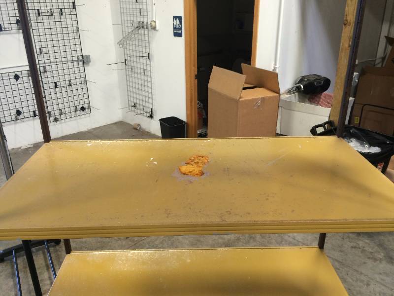 lot 7 image: 3 Metal Shelf Racks