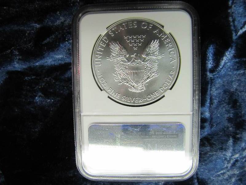 2013-W AMERICAN SILVER EAGLE 1 TROY OZ. .999 FINE SILVER IN AIR TIGHT HOLDER