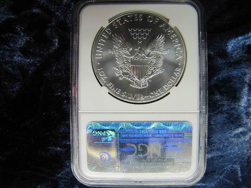 2013-W AMERICAN SILVER EAGLE 1 TROY OZ. .999 FINE SILVER IN AIR TIGHT HOLDER