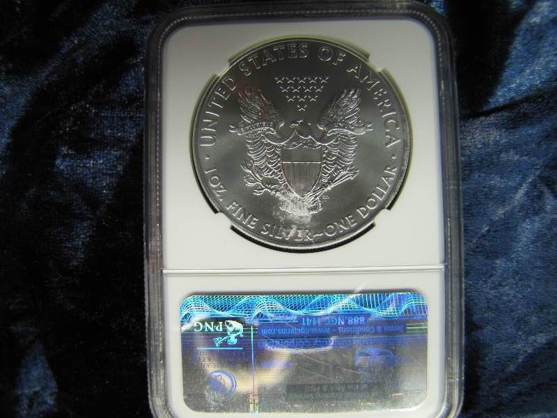 2013 AMERICAN SILVER EAGLE 1 TROY OZ. .999 FINE SILVER IN AIR TIGHT HOLDER