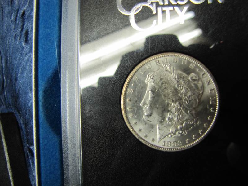 1883 Carson City Silver Dollar in Air Tight Capsule