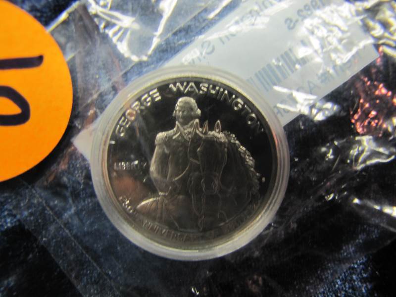 Washington 1982 S Silver Half Dollar Enclosed in Plastic