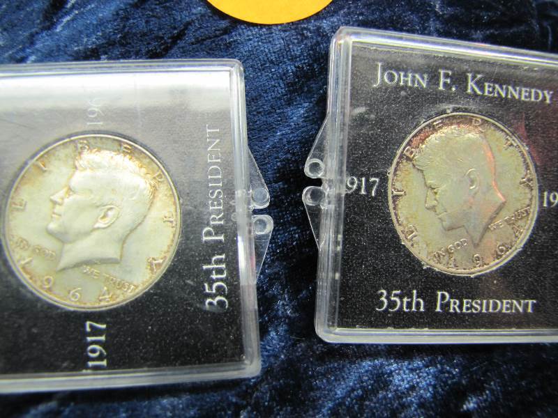 2 - 1964 Kennedy Half Dollars
