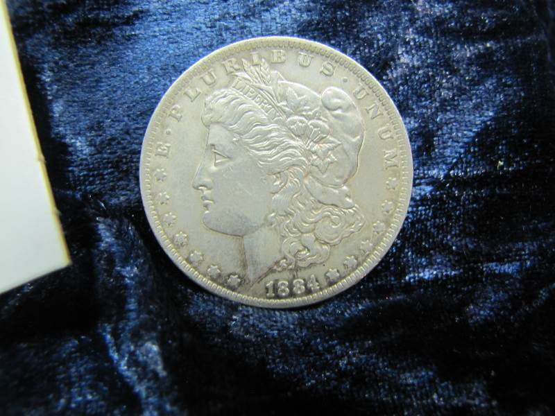 1884 O Morgan Silver Dollar