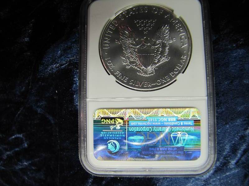 2012 S Silver Dollar MS 69