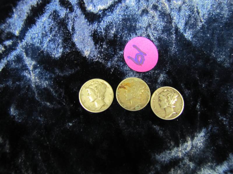 3 Mercury Dimes