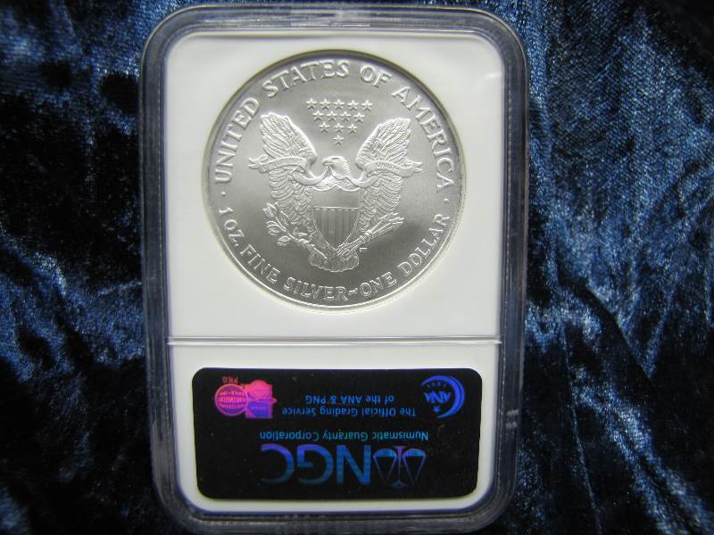 2006 S AMERICAN SILVER EAGLE 1 TROY OZ. .999 FINE SILVER IN AIR TIGHT HOLDER