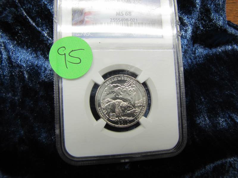 2010 P Yellow Stone Quarter  MS 68