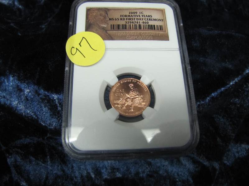 2009 MS 65 Formative Years 1 Cent