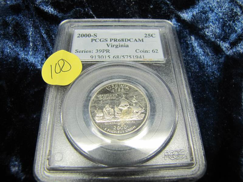 2000 S Quarter PR 68 DCAM