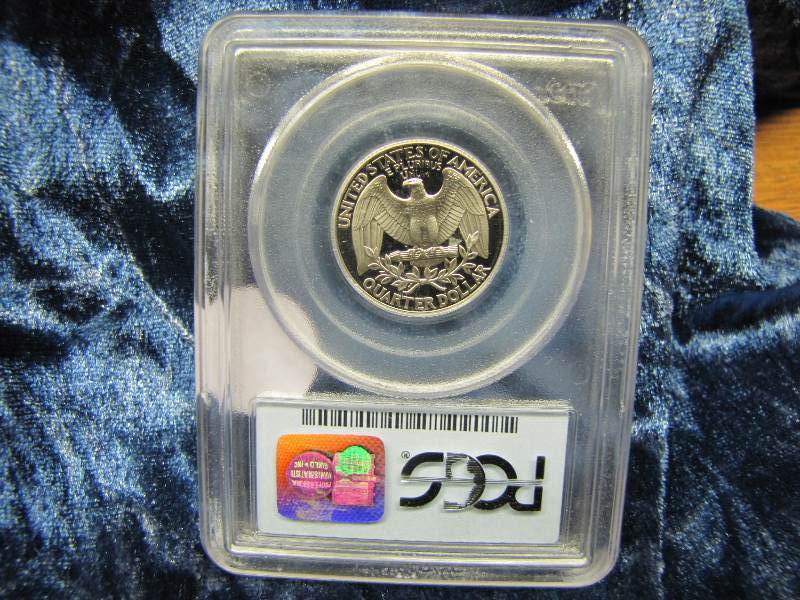 1997 S SILVER QUARTER PR69 DCAM