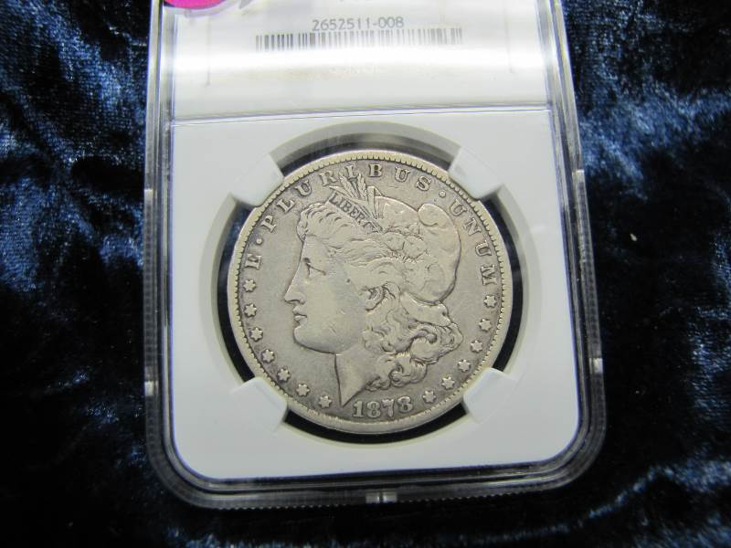 1878 CC S  F15 MORGAN SILVER DOLLAR BY NGC