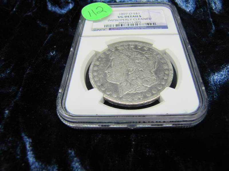 1897 OS VG MORGAN SILVER DOLLAR BY NGC