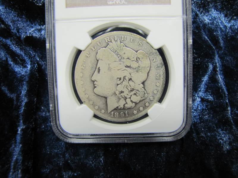 1891 CCS AG3 MORGAN SILVER DOLLAR BY NGC