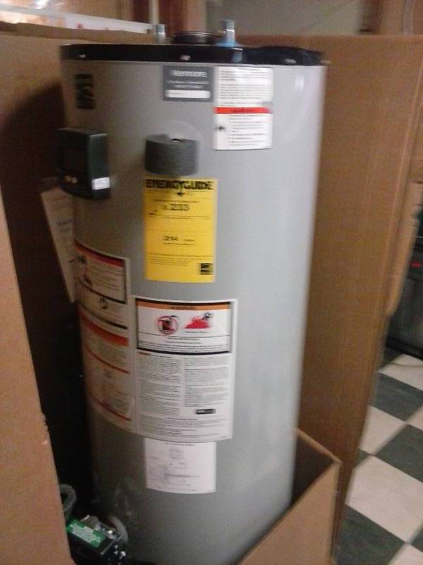 Kenmore Elite 50 Gallon Gas Water Heater - Energy Star Rated - New in ...