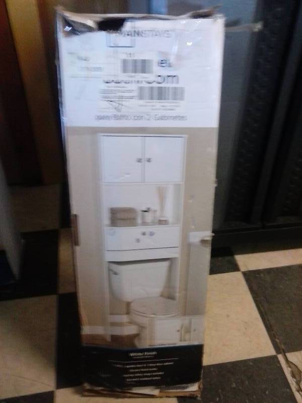2 Cabinet Bathroom Space Saver - New in box