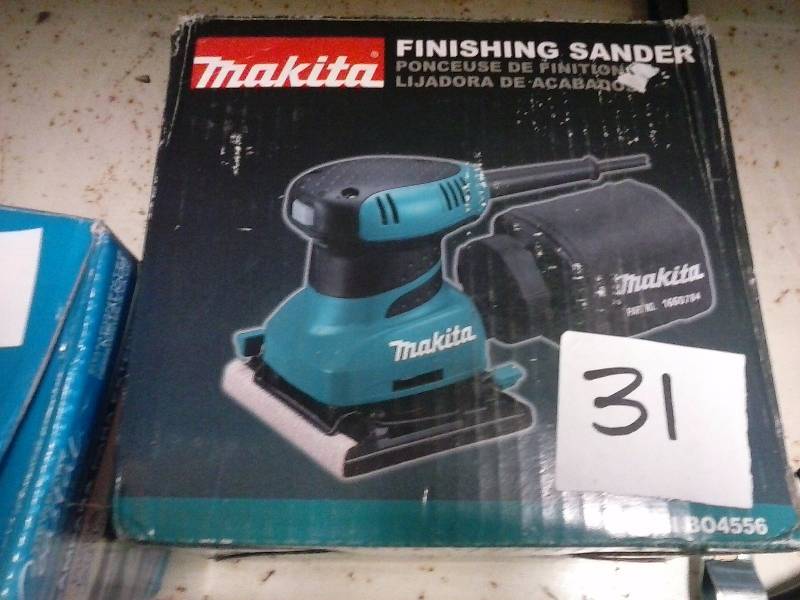 Makita Finishing Sander - tested and works