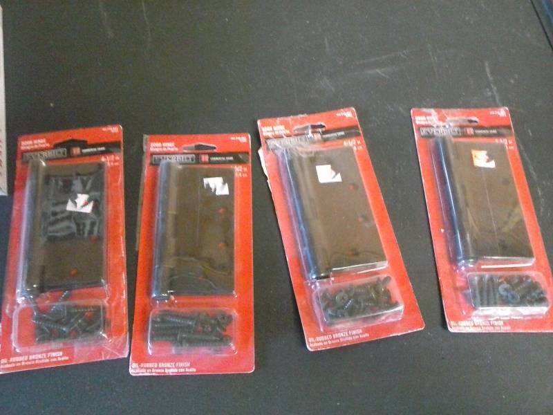 4 New commercial grade hinges