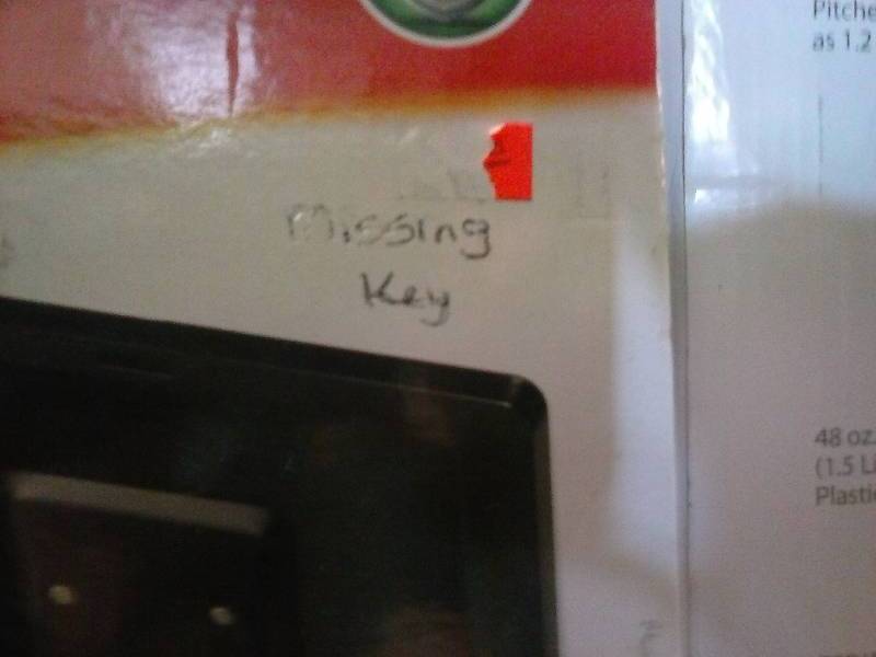 Cash box - missing key