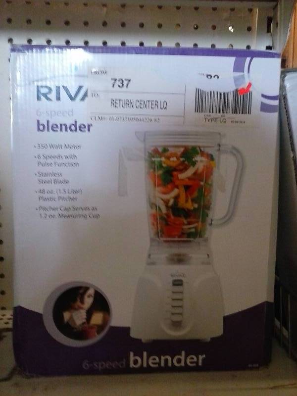 Rival 6 speed Blender - New - Tested and works