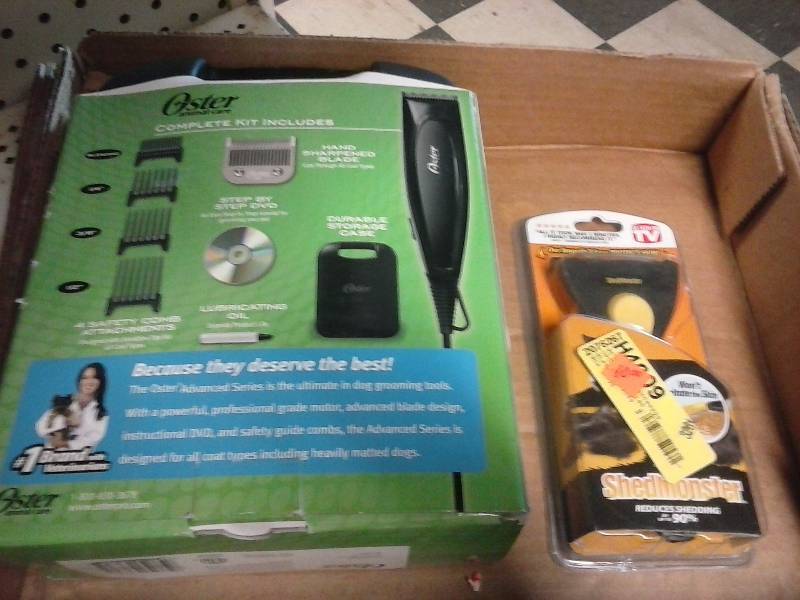 Pet trimmer and brush
