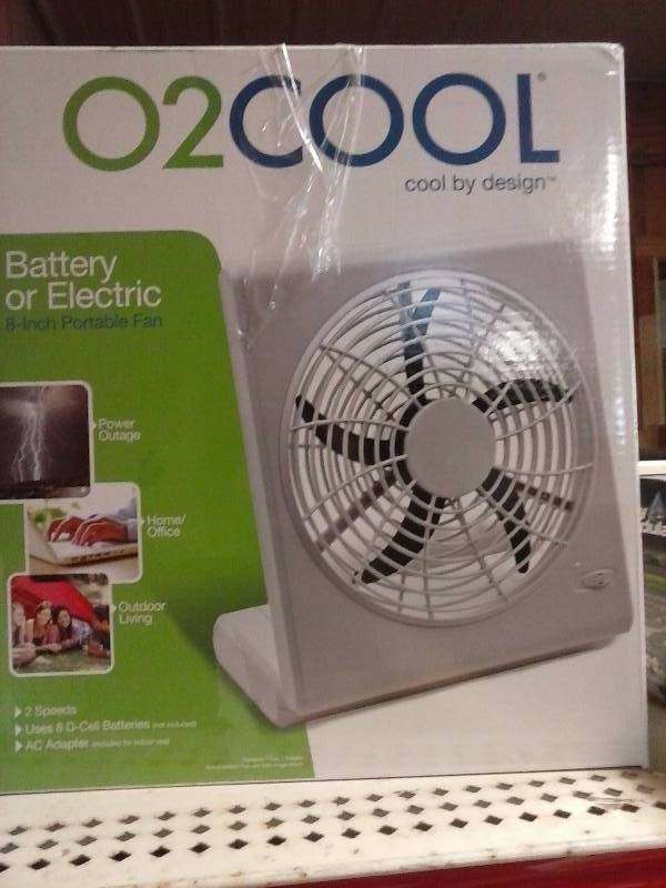 02Cool Fan - battery powered